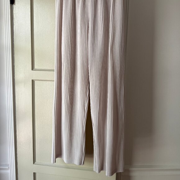 ALPHA60 - Romeo Pleated Pant in Bone - Picture 1 of 3